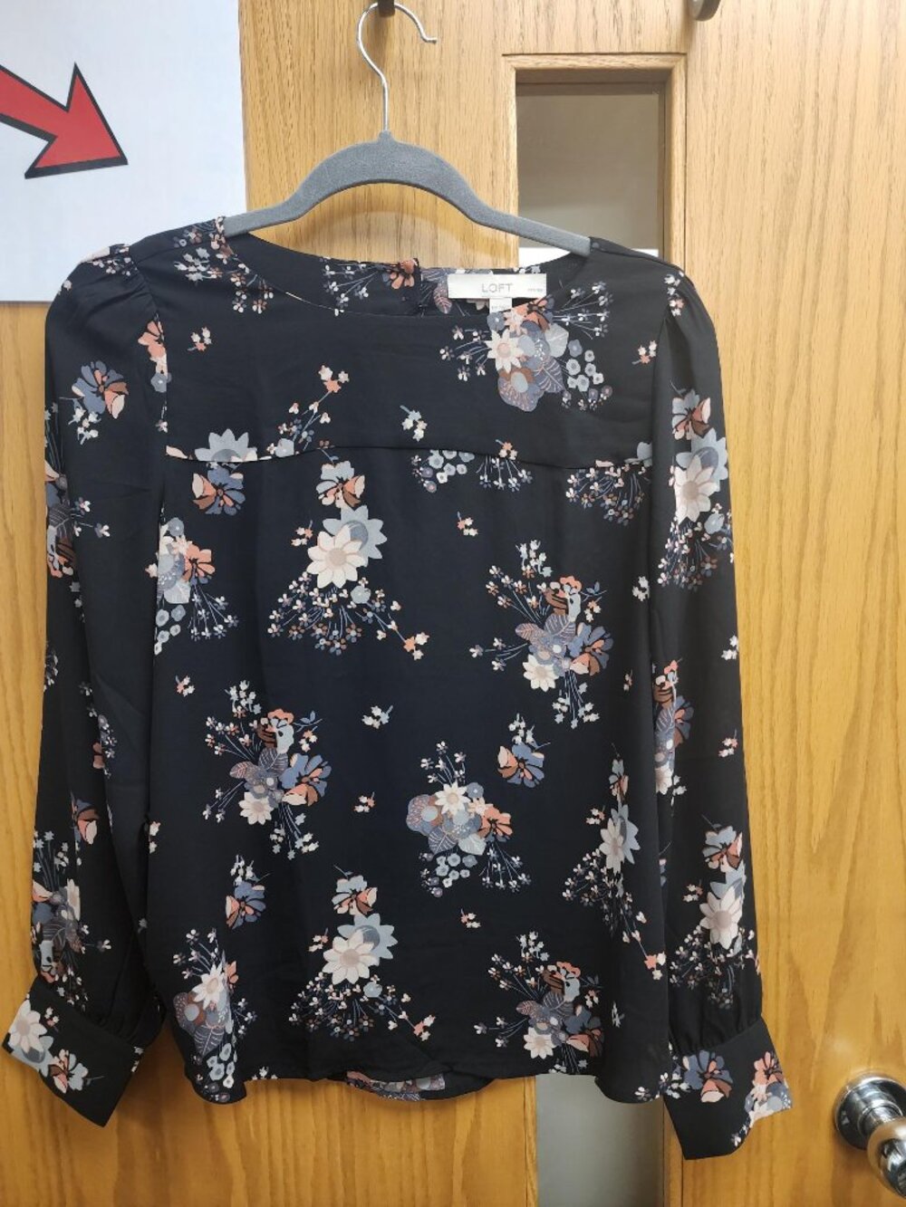 Loft floral blouse